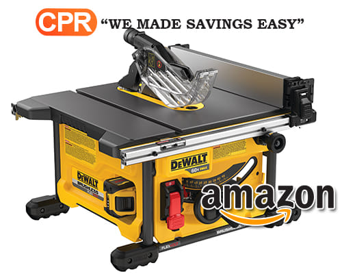 Up To 50% Off On DEWALT 20V Table Saw
