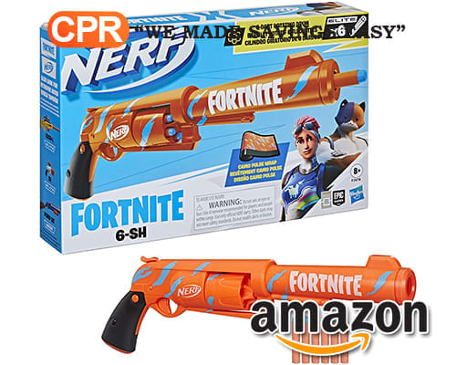 Up To 20% Off On NERF Fortnite 6-SH Dart Blaster