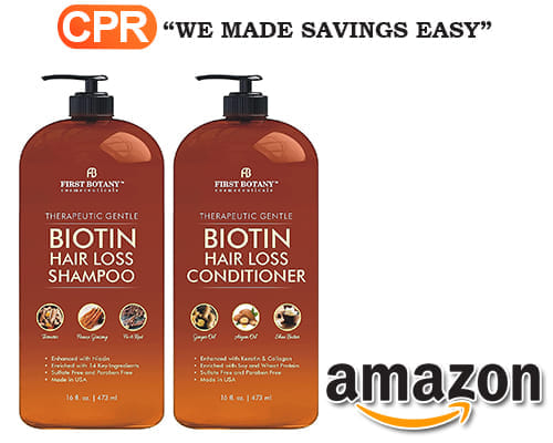 Up To 25% Off On Biotin Shampoo And Conditioner Set For Hair Growth