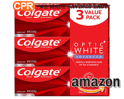 Up To 26% Off On Colgate Optic White Advanced Teeth Whitening Toothpaste