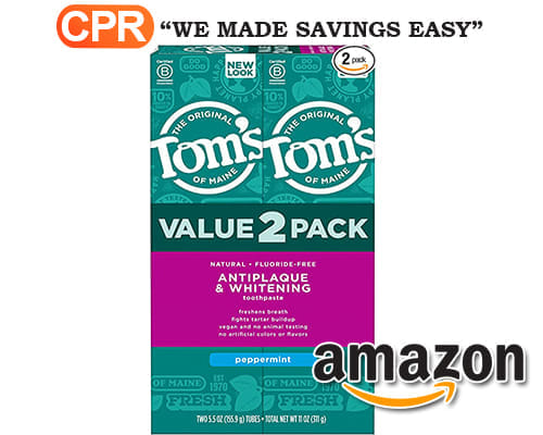 Up To 36% Off On Tom's Of Maine Toothpaste