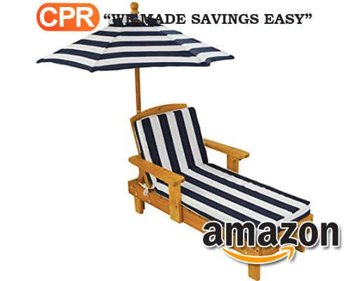 Up To 50% Off On KidKraft Outdoor Wooden Chaise Lounge