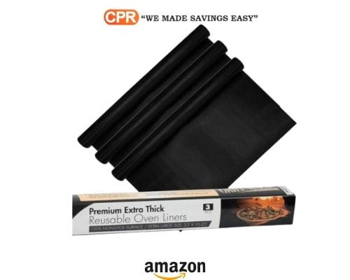 Up To 25% Off On 3 Pack Non-Stick Heavy Duty Oven Liners