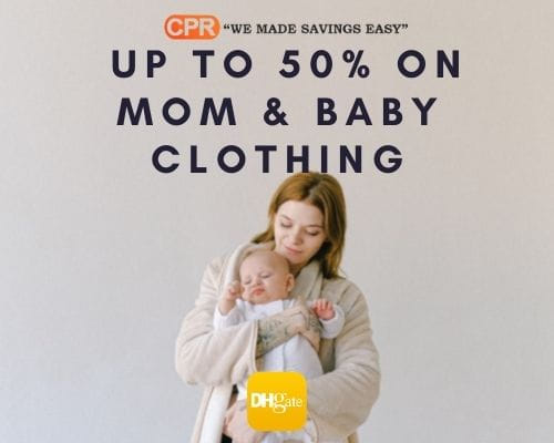 Save Up To 50% On Mom & Baby Clothing