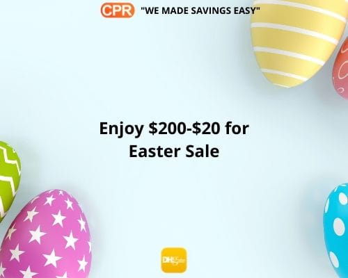 Enjoy $200-$20 For Easter Sale