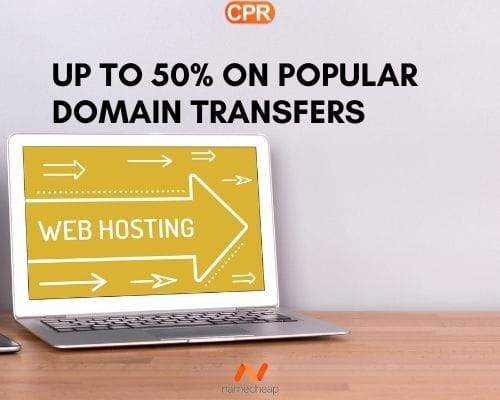 Up To 50% On Popular Domain Transfers