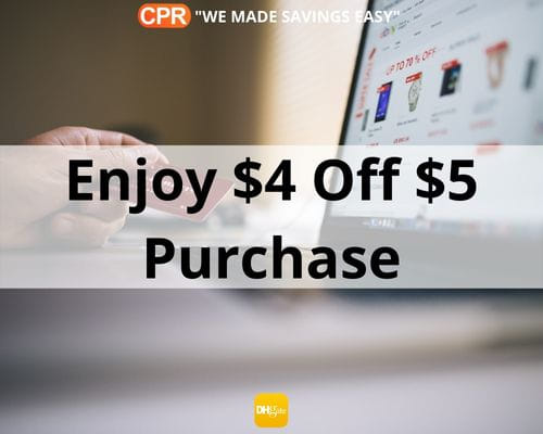 New User: Enjoy $4 Off $5 Purchase