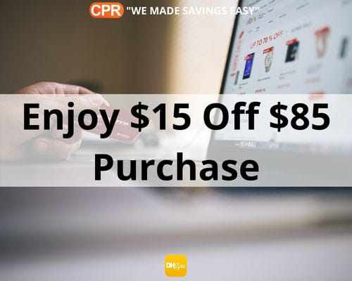 New User: Enjoy $15 Off $85 Purchase
