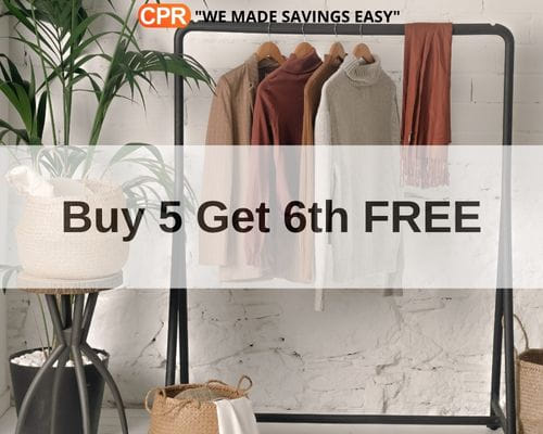 Buy 5 Get 6th FREE