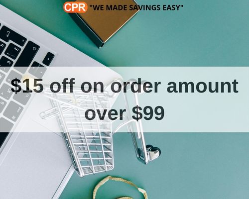$15 Off On Order Amount Over $99