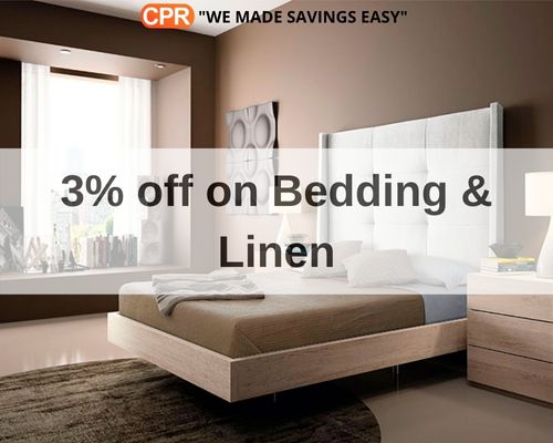 3% Off On Bedding & Linen