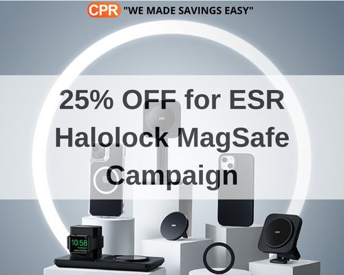 25% OFF For ESR Halolock MagSafe Campaign