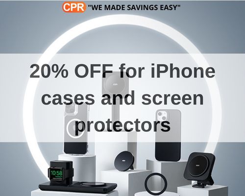 20% OFF For IPhone Cases And Screen Protectors
