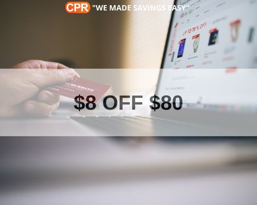 $8 OFF $80