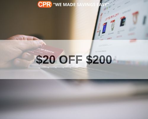 $20 OFF $200