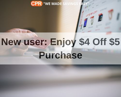 Enjoy $4 Off $5 Purchase