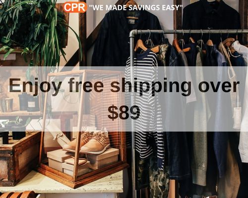 Enjoy Free Shipping Over $89