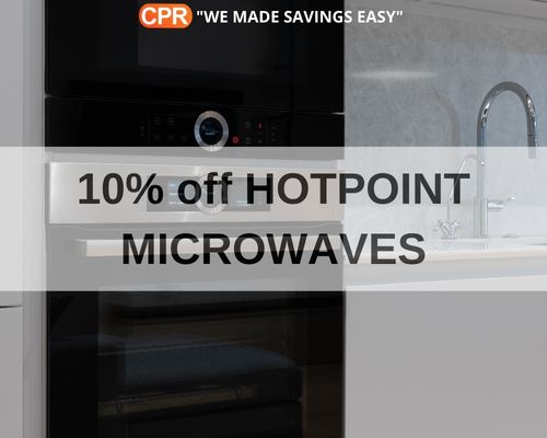 10% Off HOTPOINT MICROWAVES