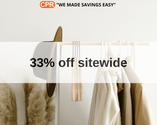 33% Off Sitewide