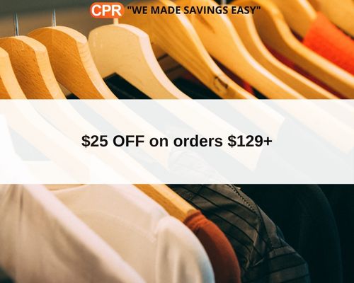 $25 OFF On Orders $129+