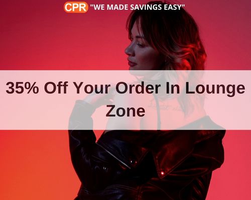 35% Off Your Order In Lounge Zone