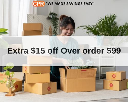 Extra $15 Off Over Order $99