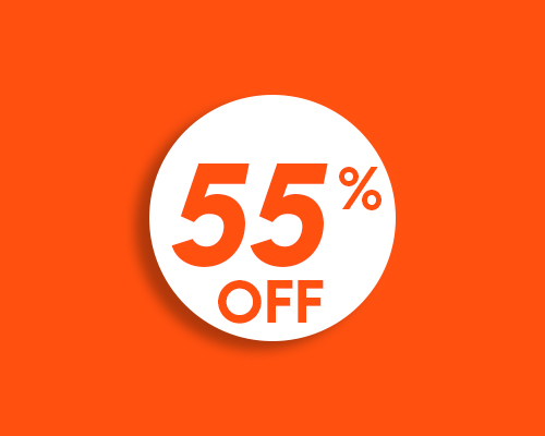 GET 55% OFF WHEN OVER 99 USD