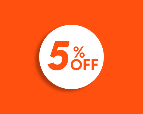 5% Off On Entire Order