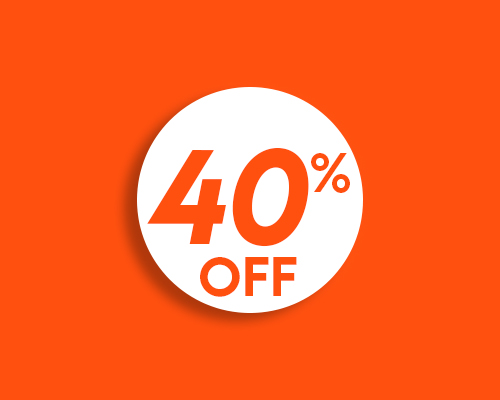 40% Off Selected Styles For A Limited Time Only