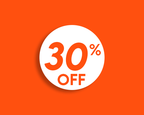 30% OFF OVER 39 USD