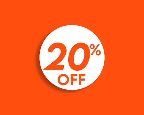 20% Off On Products 