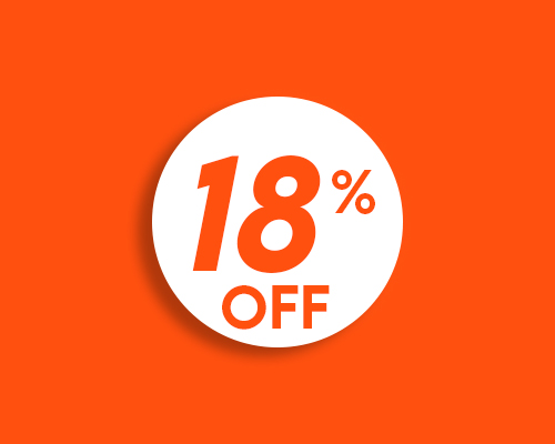 18% Off For Orders Over $140