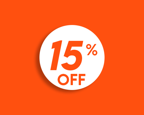 Sign Up And Get 15% OFF Your First Order