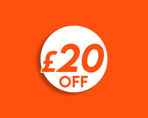 Up To Â£20 Off On Your First Order